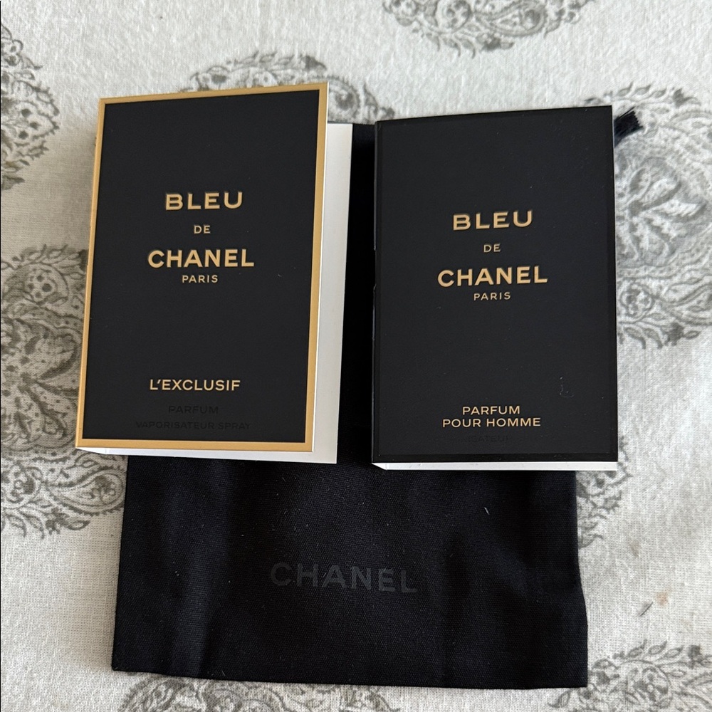 Chanel men Bleu De Chanel L’Exclusif and Parfum Pour Homme